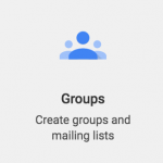 Admin Console - Groups icon
