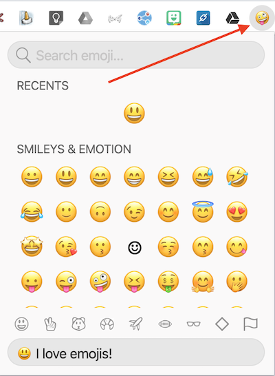 Emoji extensions to support online meetings