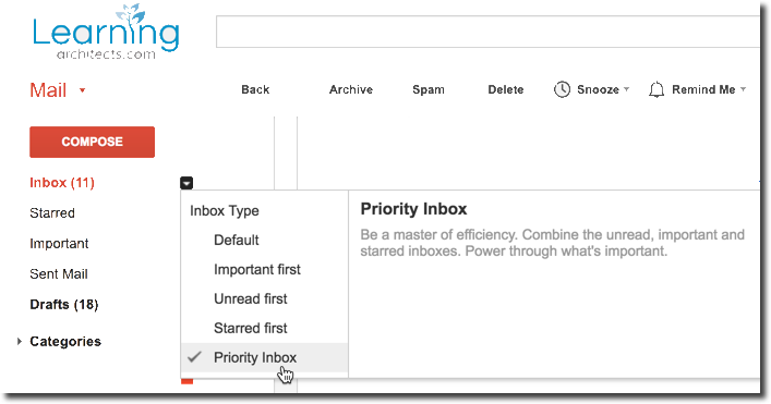 Gmail - Priority Inbox